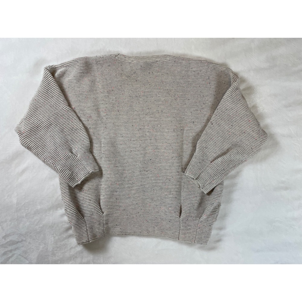 French Connection Cream Ribbed Knit Sweater - Picture 5 of 12